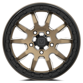 V15 Beadlock Satin Bronze Milled Wheel (15x7 +45mm 5x114.3)