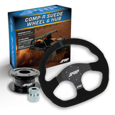 Yamaha UTV D-Shape Suede Steering Wheel Kit with Hub PRP