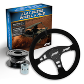 Yamaha UTV Flat Suede Steering Wheel Kit with Hub PRP