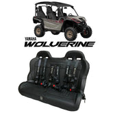 Yamaha Wolverine RMAX 4 (2021-2024) Rear Bench Seat with Harnesses UTVMA