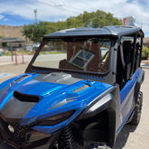Yamaha Wolverine RMAX Vented Glass Windshield Bent Metal Off-Road