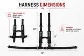 2-inch 4-point Harness with Auto Buckle