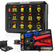 12-Gang Switch Panel with RGB & Remote Control Bluetooth App