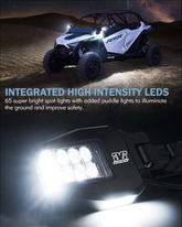 Side Mirrors with Sidewinder LED Pod Lights (Pair)