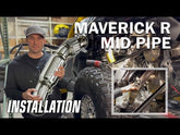 Can-Am Maverick R Turbo 3" Big Mouth Mid Pipe Exhaust with 6" Resonator RPM Powersports