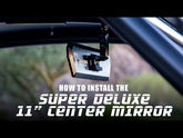 Can Am Maverick X3 Deluxe 11" UTV Center Rearview Mirror Video