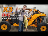 Can-Am Maverick X3 Big Mouth Cat Delete Bypass Mid Race Exhaust Pipe RPM Powersports