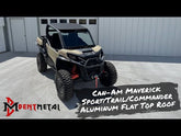 Can-Am Commander / Maverick Aluminum Flat Top Roof Bent Metal Off-Road