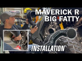 RPM Powersports Can-Am Maverick R Big Fatty Intake Tube with Debris Cage & Pre Filter