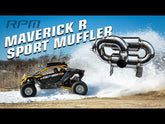 Can-Am Maverick R 3" Slip-On Sport Exhaust RPM Powersports