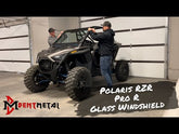 Polaris RZR Pro R (2022-2024) Vented Glass Windshield Bent Metal Off-Road