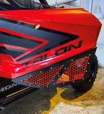 Vented Honda Talon Lower Doors by AJK Offroad Orange Colored Door