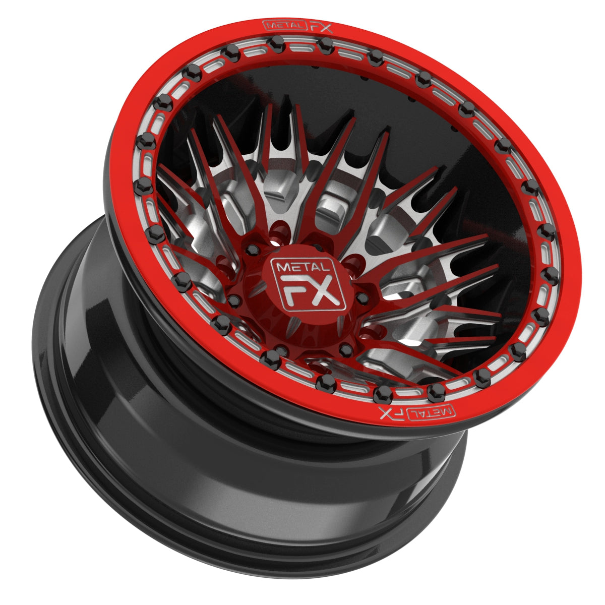 best falcon 6r, forged 3-piece, beadlock, custom at metal fx offroad