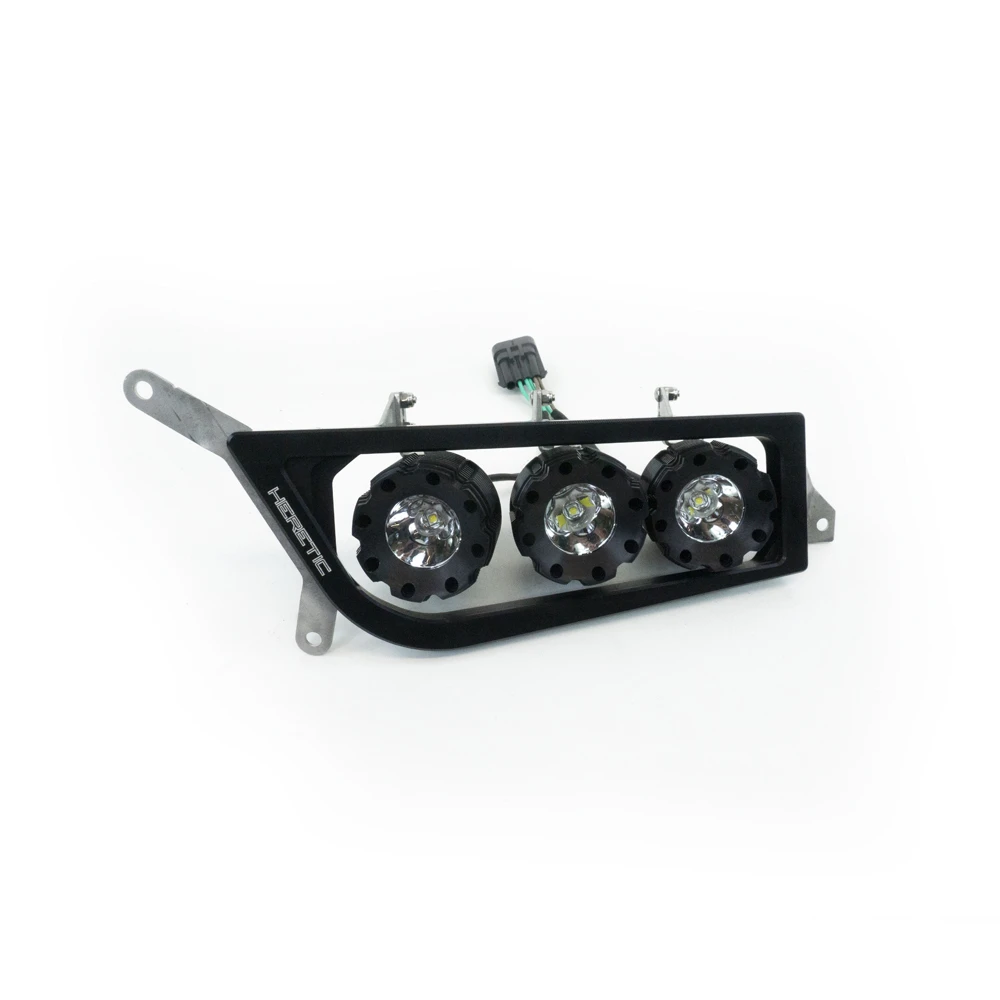 Heretic Studio Polaris RZR RS1 Headlights featuring high performance LED lighting for off-road vehicles.