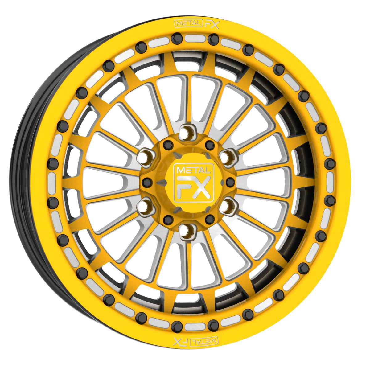 Delta 6R 17" Forged 3-Piece Beadlock Wheel Metal FX Offroad