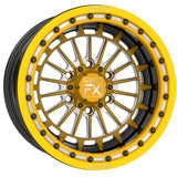 Delta 6R 17" Forged 3-Piece Beadlock Wheel Metal FX Offroad