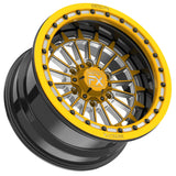 Delta 6R 17" Forged 3-Piece Beadlock Wheel Metal FX Offroad