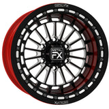 17" Delta 6R | Forged 3-Piece | Beadlock UTV wheel by Metal FX, designed for style and performance in off-road adventures.