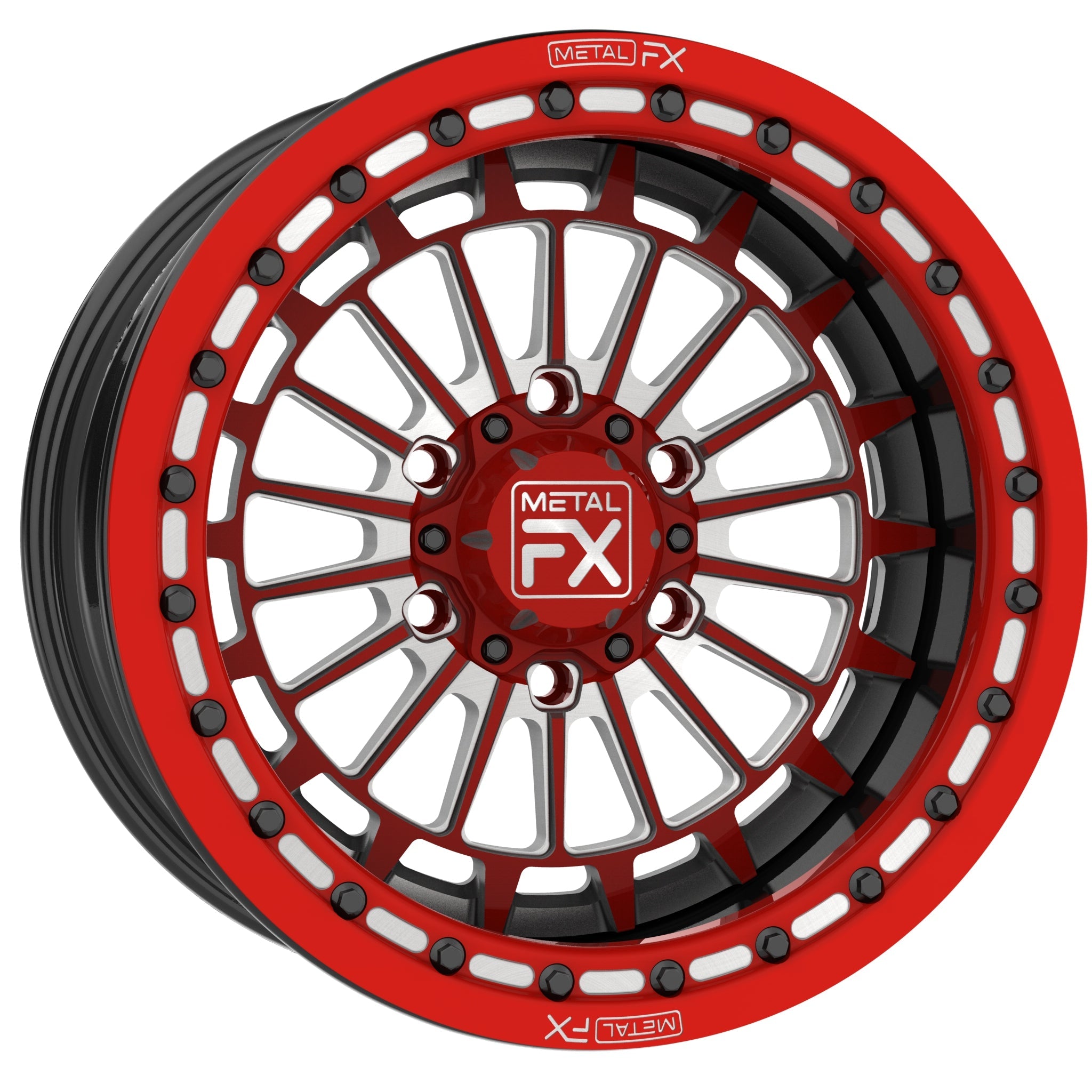 Delta 6R 17" Forged 3-Piece Beadlock Wheel Metal FX Offroad