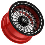 17" Delta 6R | Forged 3-Piece | Beadlock by Metal FX, custom wheels for UTVs and off-road vehicles.