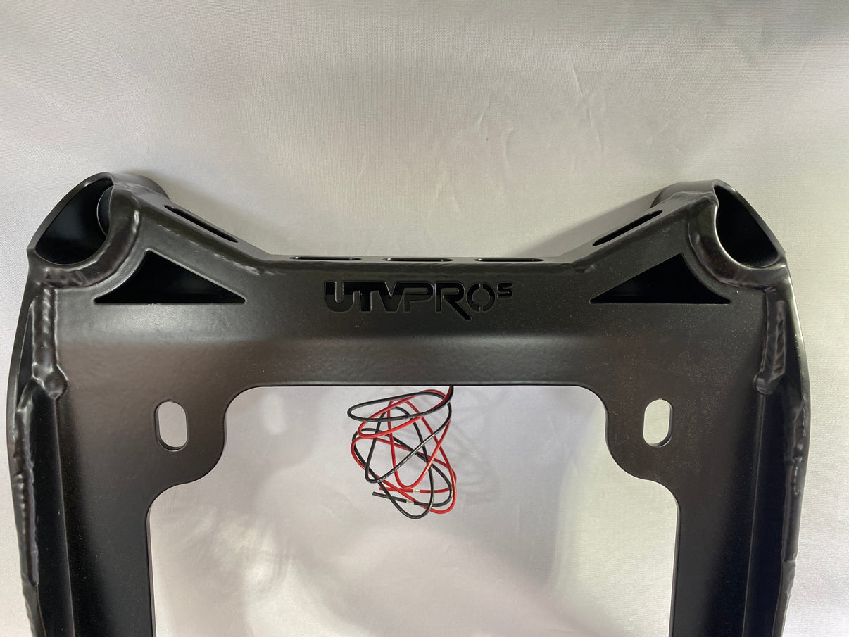 UTV PRO'S CAN AM X3 SHOCK TOWER BRACE with wiring, designed for 2017+ Can-Am X3 and X3 Max models.