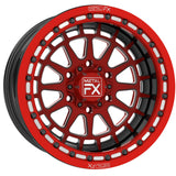 17" Outlaw 6R | Forged 3-Piece | Beadlock wheel by Metal FX UTV Pros for off-road vehicles.