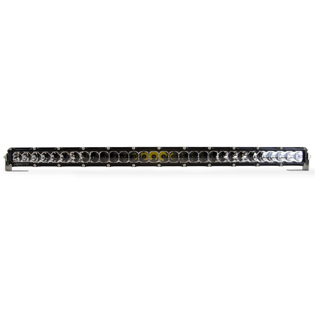 Heretic 6 Series Light Bar - 30 Inch featuring sleek design and multiple LED lights for off-road vehicles.